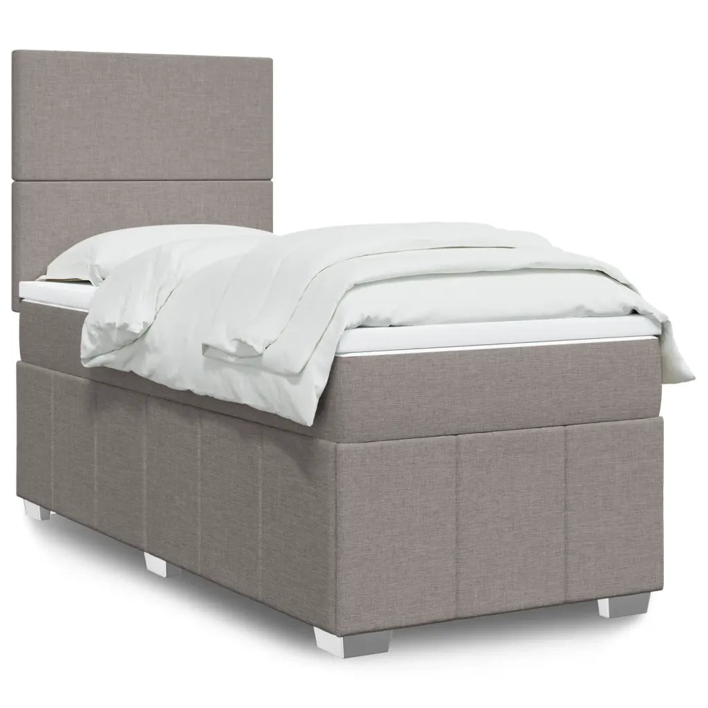 Giroletto a Molle con Materasso Tortora 90x200 cm inTessuto 3291548