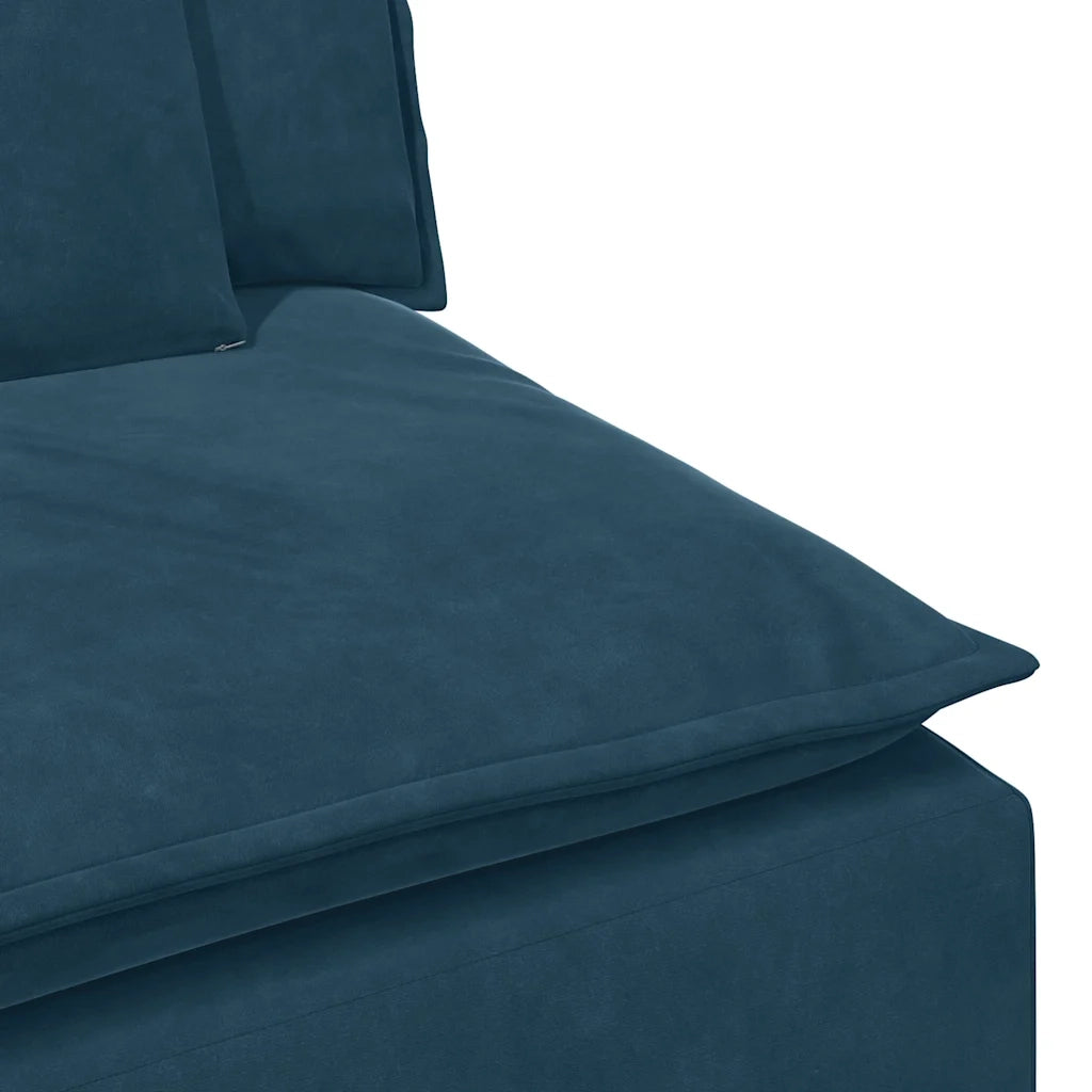Modulo Terminale Bracciolo Divano Modulare con Cuscini-Sofa Modulare-Divanetto 100 cm 726834