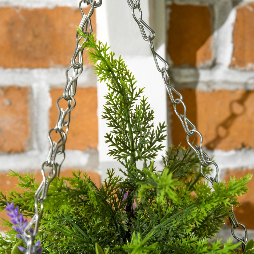 Vasi da fiore appesi artificiali Lisianthus ¨C Minimal ¨C Viola