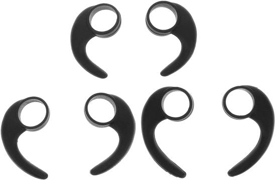 Clip per auricolare in silicone - 6 pezzi - Funzione antiperdita - Design ergonomico - Protezione comoda - Dimensioni 3,50 x 1,50 x 0,30 cm
