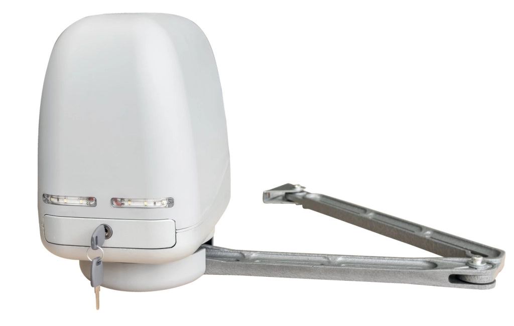 MOTORE CON QUADRO ARTIC ATTUATORE A BRACCIO ARTICOLATO SNODATO CANCELLO BATTENTE 24V
