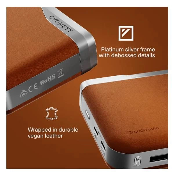 Encore 20k power bank -  tan - CY5631PBCHE