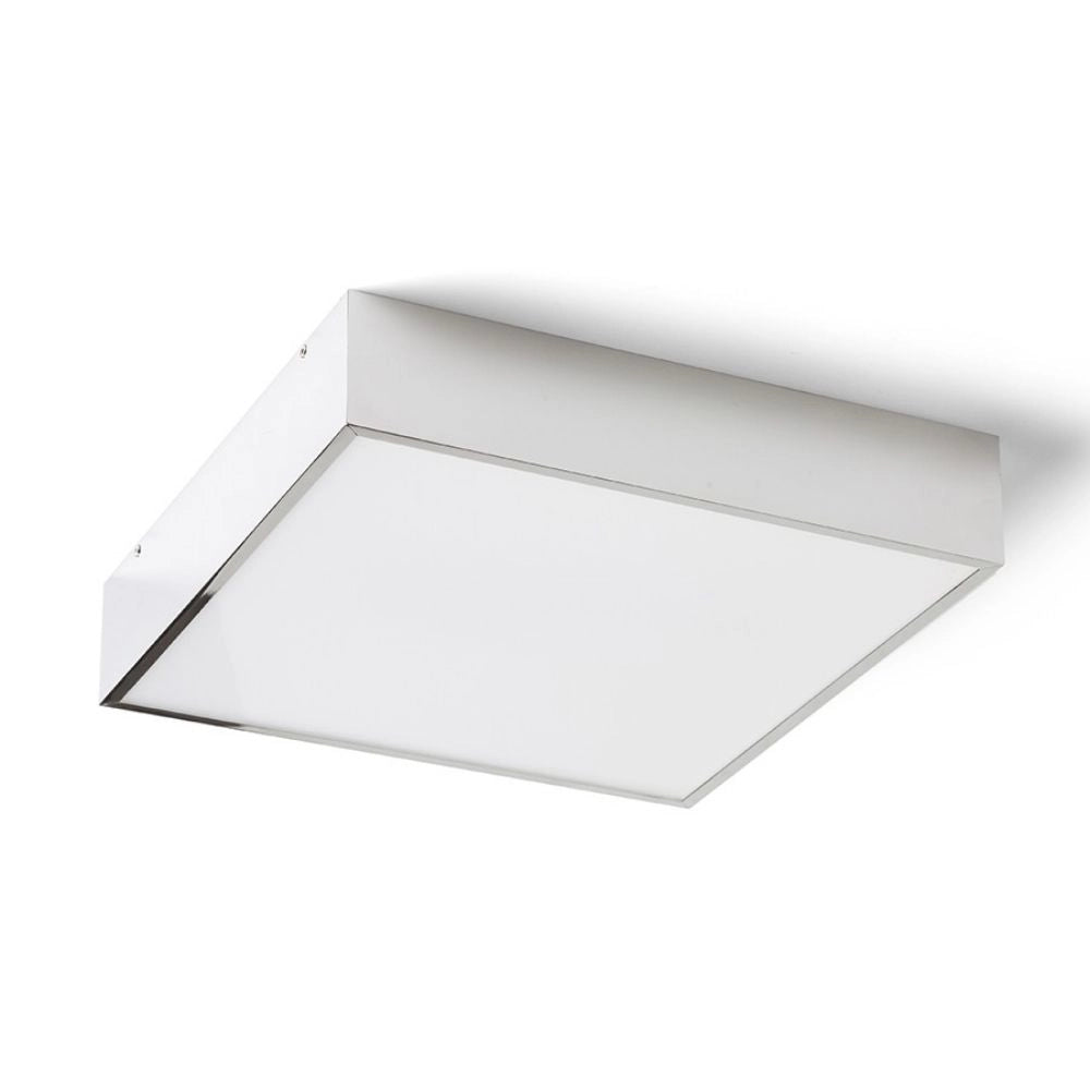 Plafoniera MERANO LED 30 da soffitto  cromo/acrilato opaco 230V LED 16W IP44  3000K