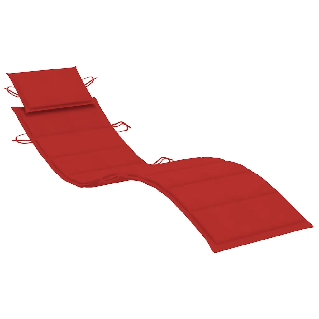 Lettini Prendisole 2 pz con Cuscini in Legno Massello d'Acacia 3077367