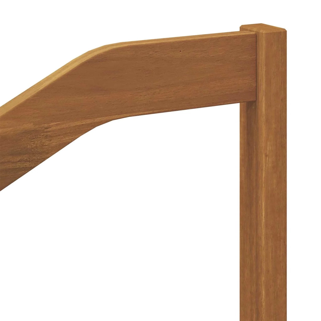 Bracciolo 2 pz Naturale 79 x 4 x 73 cm Legno di Acacia Massello 900584