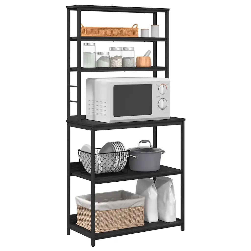 Mensola da cucina Rovere Nero 80 x 40 x 168 cm CFW7710740