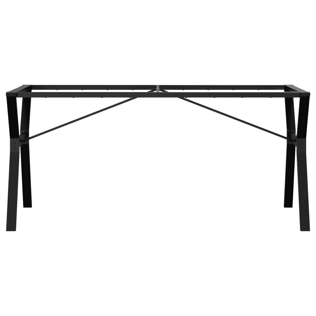 Telaio Gambe a Y per Tavolo da Pranzo 160x80x73 cm in Acciaio 357936