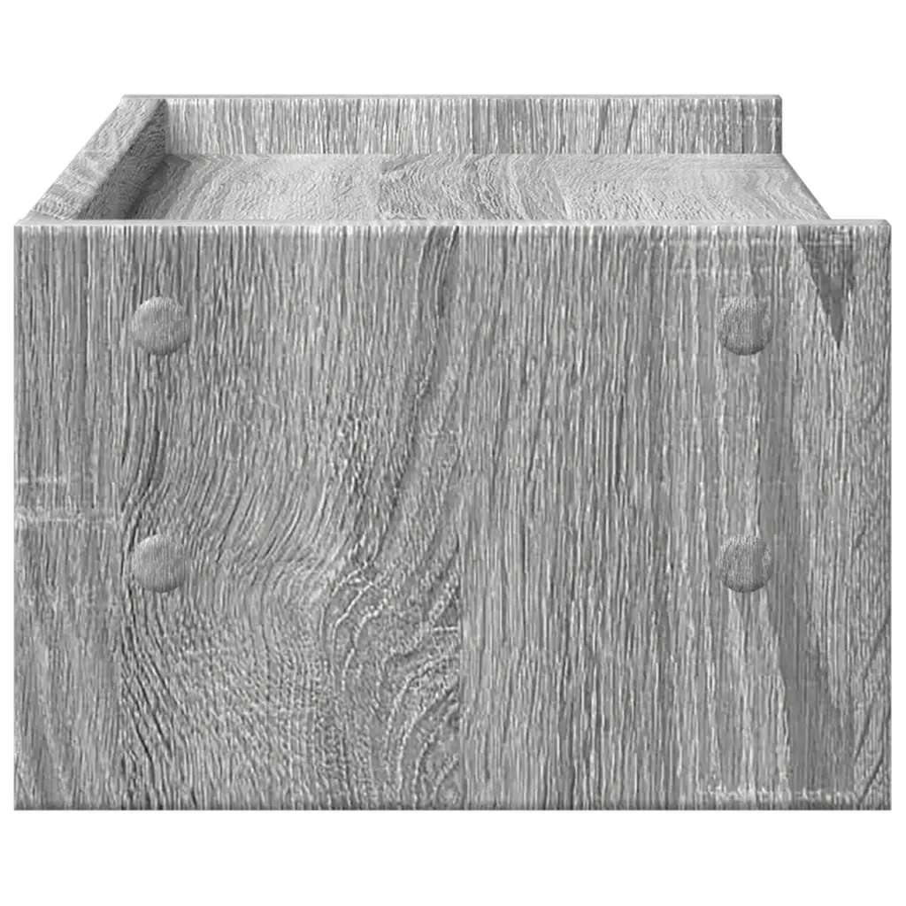 Supporto per Monitor Grigio Sonoma 42x24x16 cm in Truciolato 854720