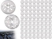 Kit di schermature termiche 60 pezzi - Pannelli termici - Dischi di protezione termica - Anelli di sicurezza - Scambio di calore efficace - Materiale duraturo - Pannelli termici