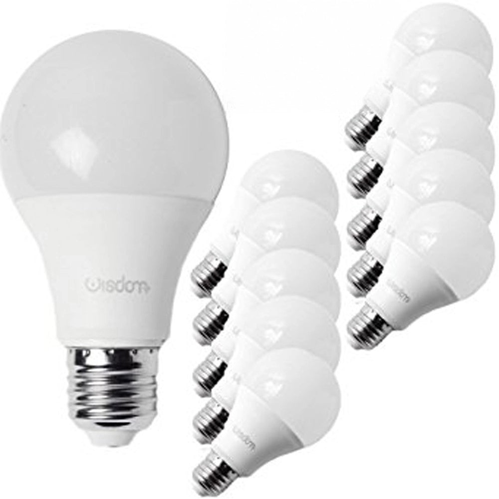 Trade Shop - Kit Da 10 Lampadine Led E27 Da 12w Luce Bianco Freddo Caldo Classe A -