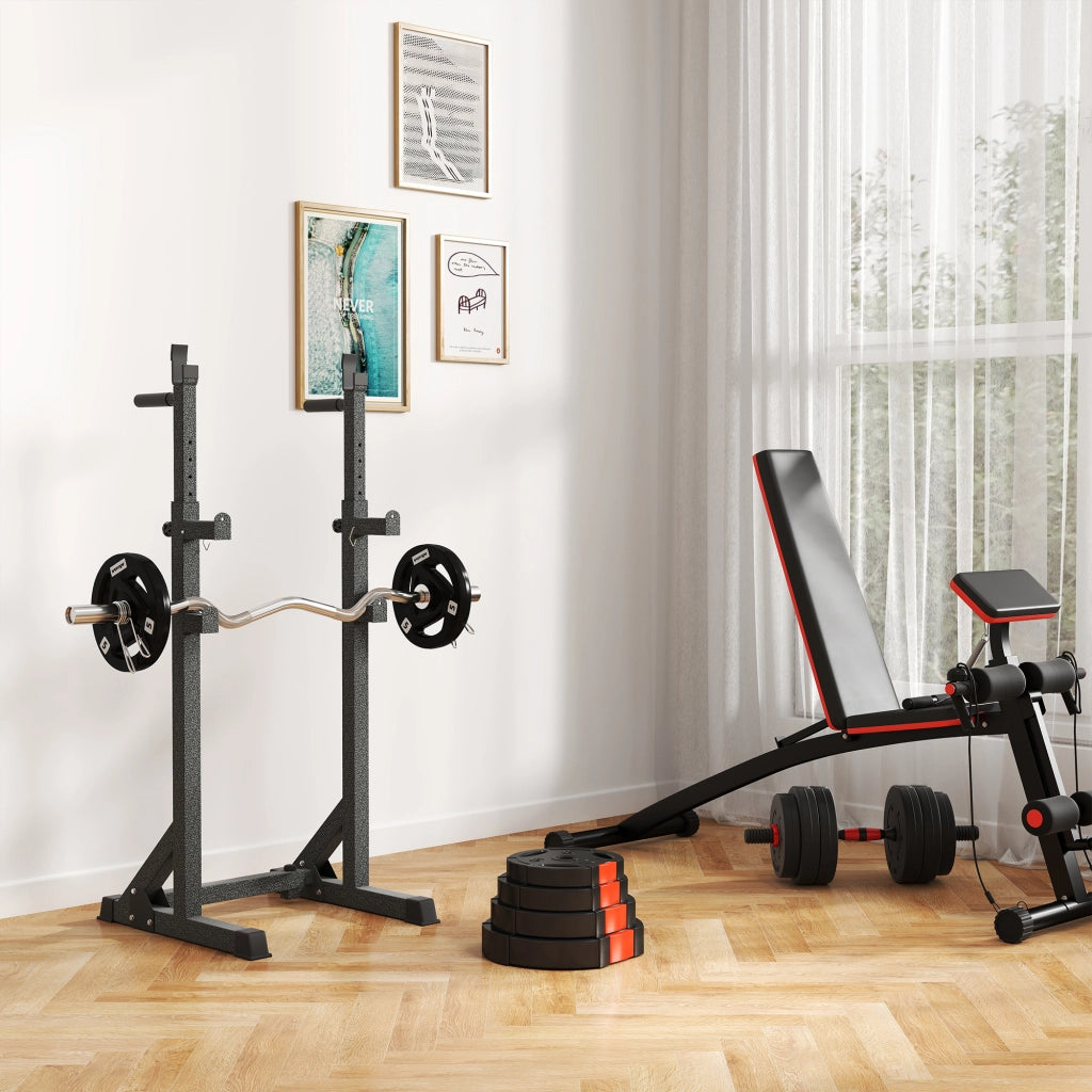 Set di dischi da 20 kg per bilanciere ¨C zephmum ¨C 2x7,5 kg + 2x5 kg, nero