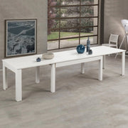 Tavolo allungabile Lipsia 160x90 in bianco frassinato