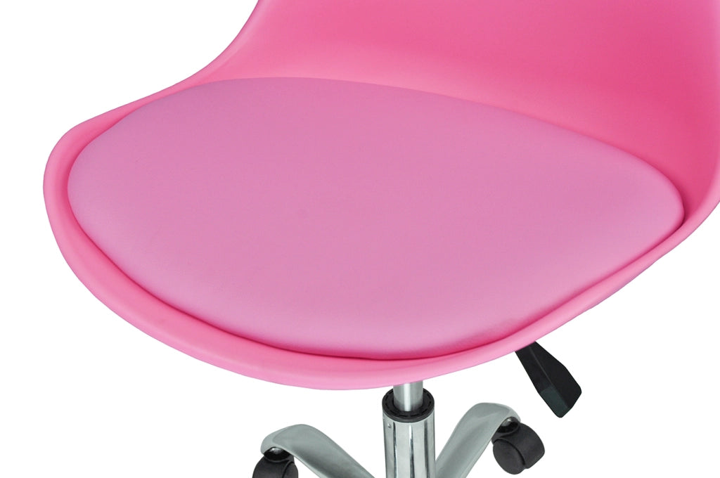 Sedia da ufficio girevole, sedia da scrivania fucsia con rotelle mod. SALLY - SU29SAPM