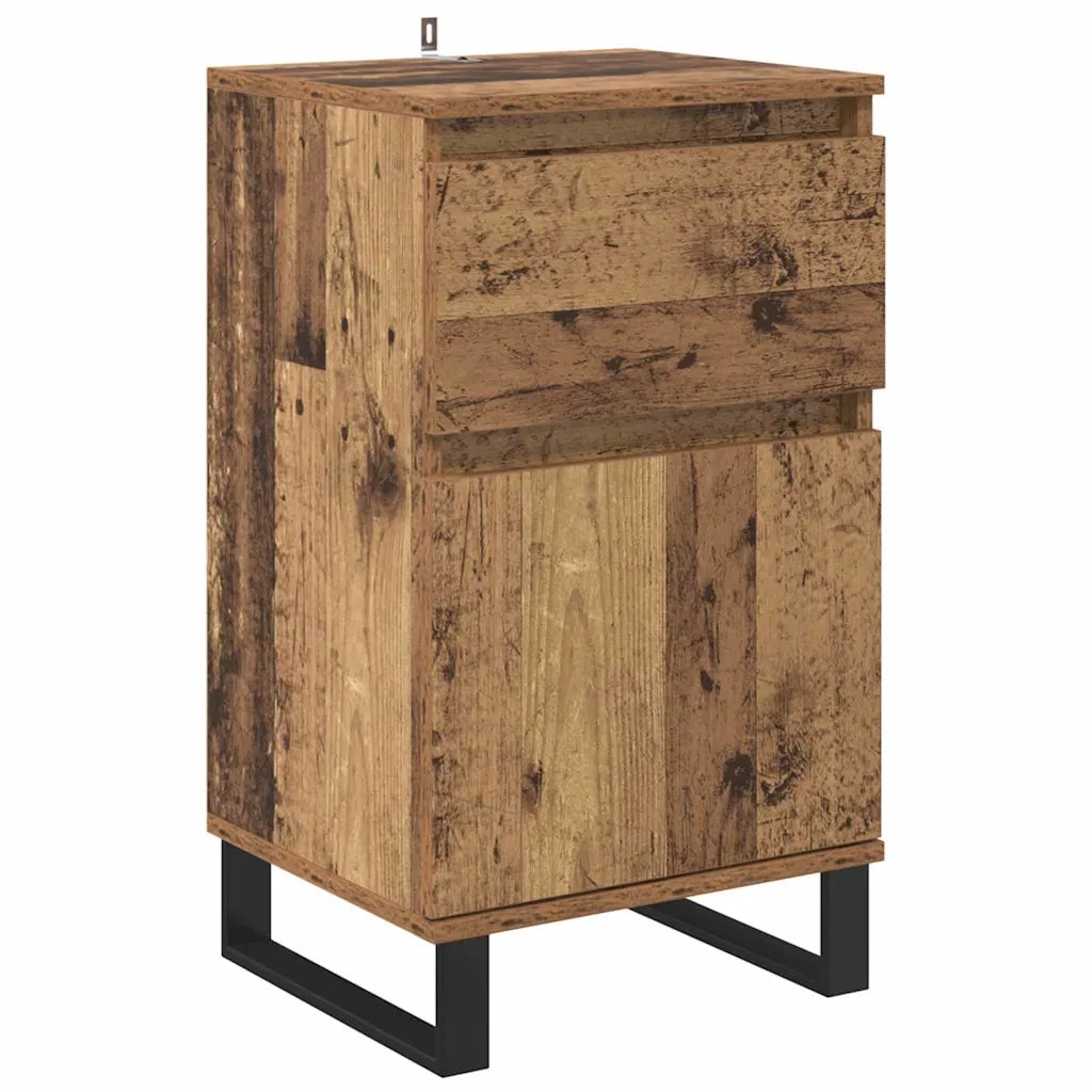 Credenza-Buffet-Armadio da cucina Legno vecchio 35 x 40 x 70 cm Legno multistrato 494817