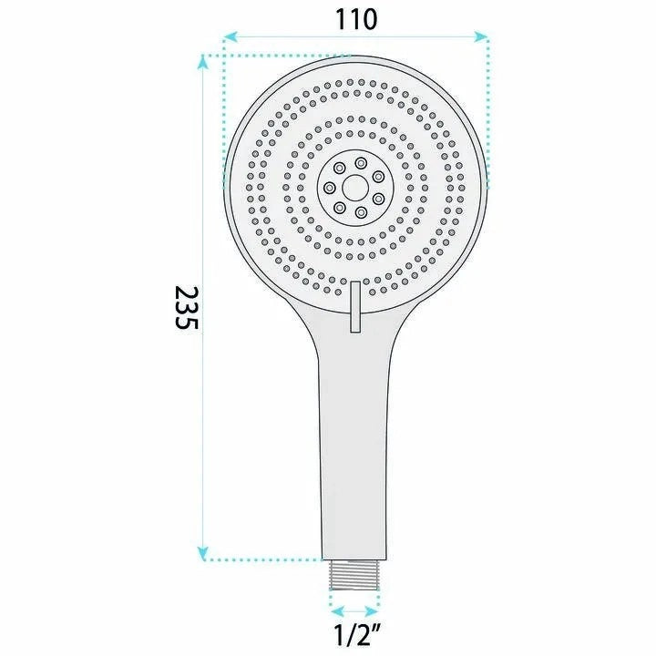 Doccia A Mano Rea Js-019 Brush Nickle