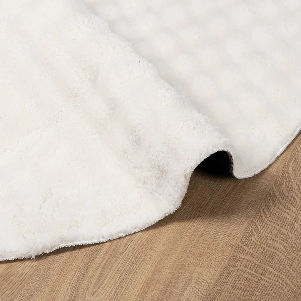 Tappeti per area | Tappeti a zone Rotondo SIROLO Crema ? 200 CM Poliestere