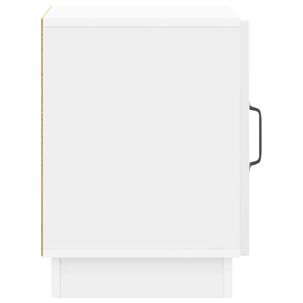 Comodino 2 pcs Bianco Lucido 43 x 34,5 x 47 cm 895264