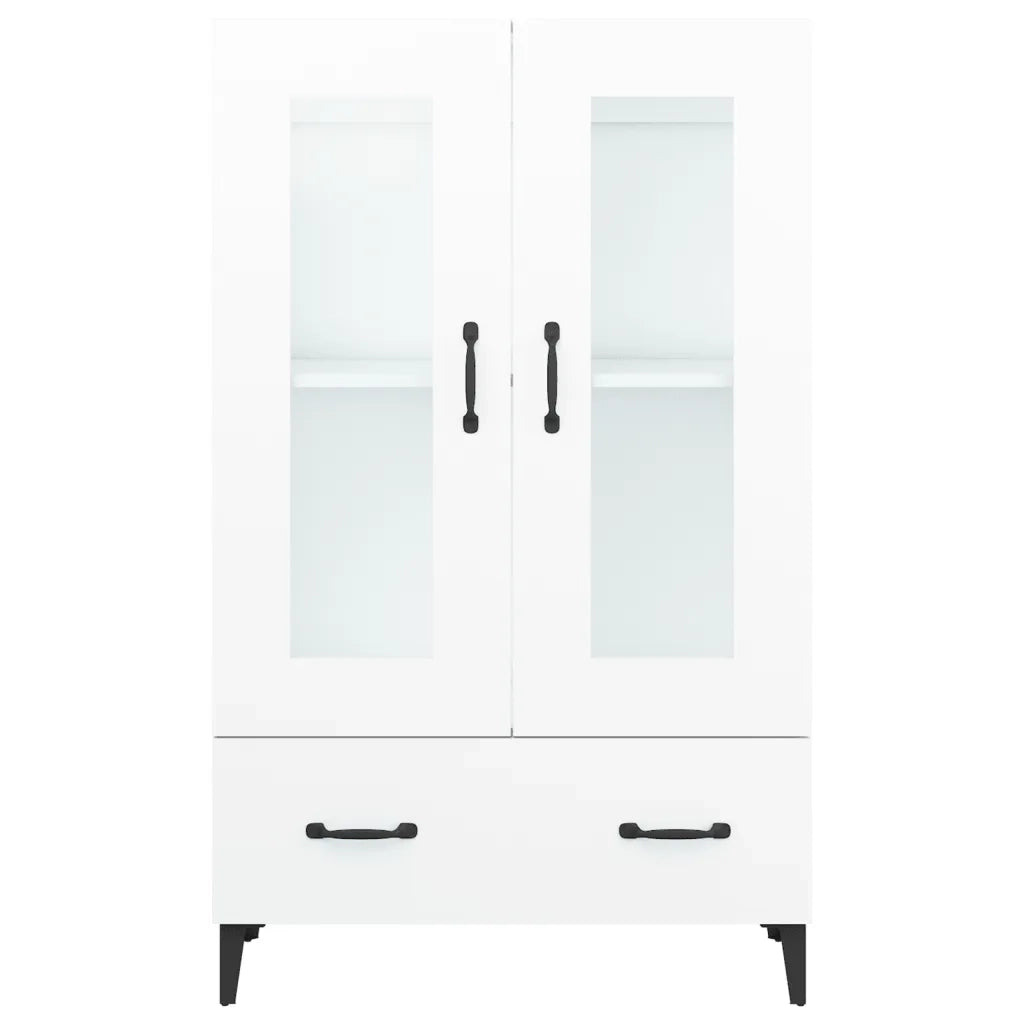 Credenza | Madia | Buffet da pranzo | Armadio da pranzo Bianca 70x31x115 cm in Legno Ingegnerizzato