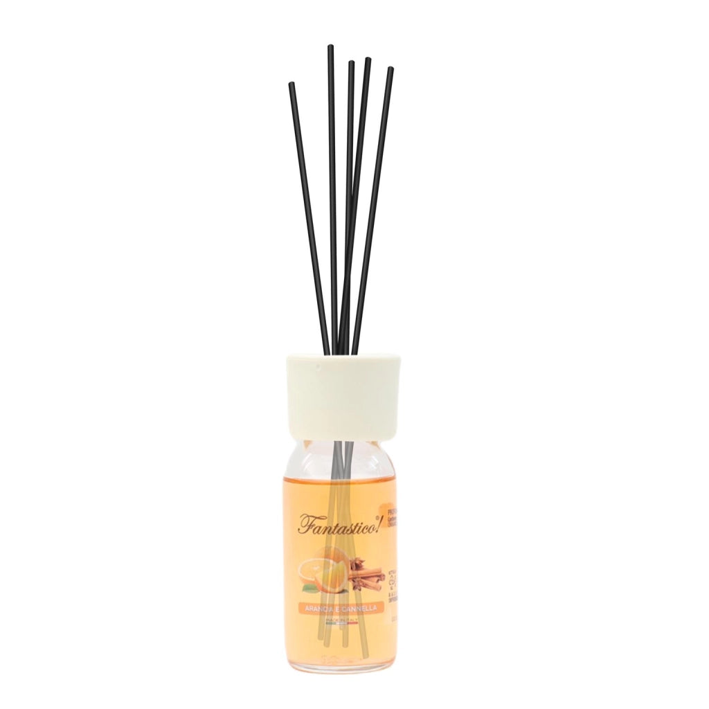 FANTASTICO DIFFUSORE PER AMBIENTE ARANCIA E CANNELLA DA 60 ML
