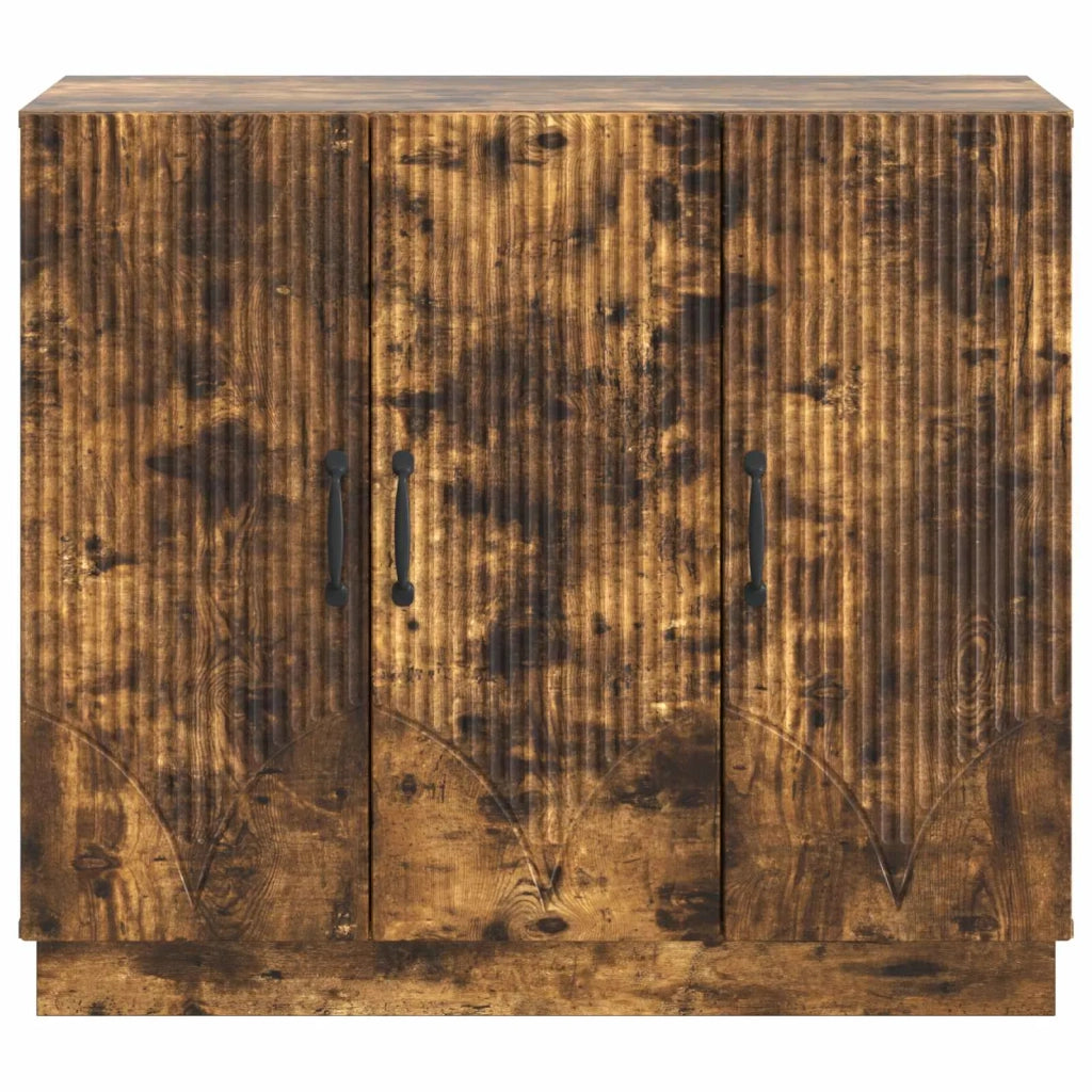 Credenza | Madia | Buffet da pranzo | Armadio da pranzo Rovere Fumo 89 x 34,5 x 77 cm Legno ingegnerizzato