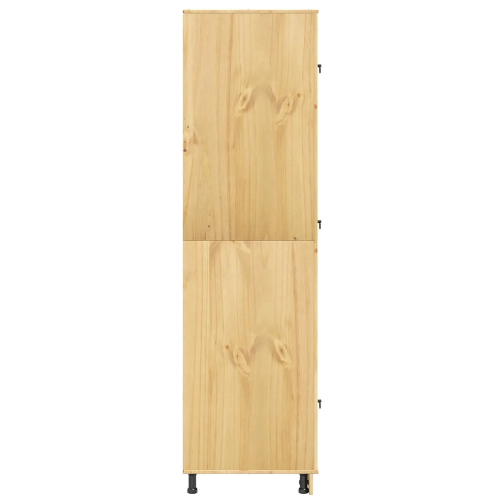 Pensile da cucina | Armadietto SKI Marrone Miele 66 x 58 x 207 cm Pino massello