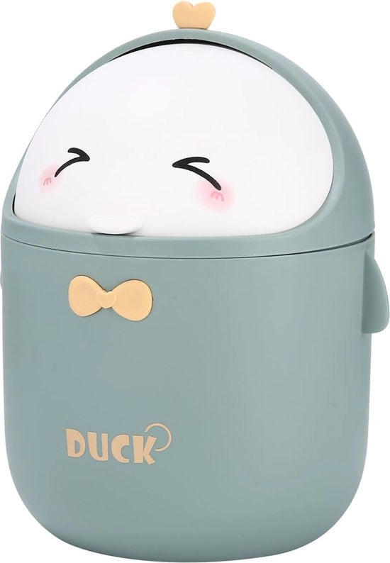 Sistema di Raccoglitura Miniatto con Scatola di Rifiuti con Disegno di Cartone Colorato per Bambini e Ufficio