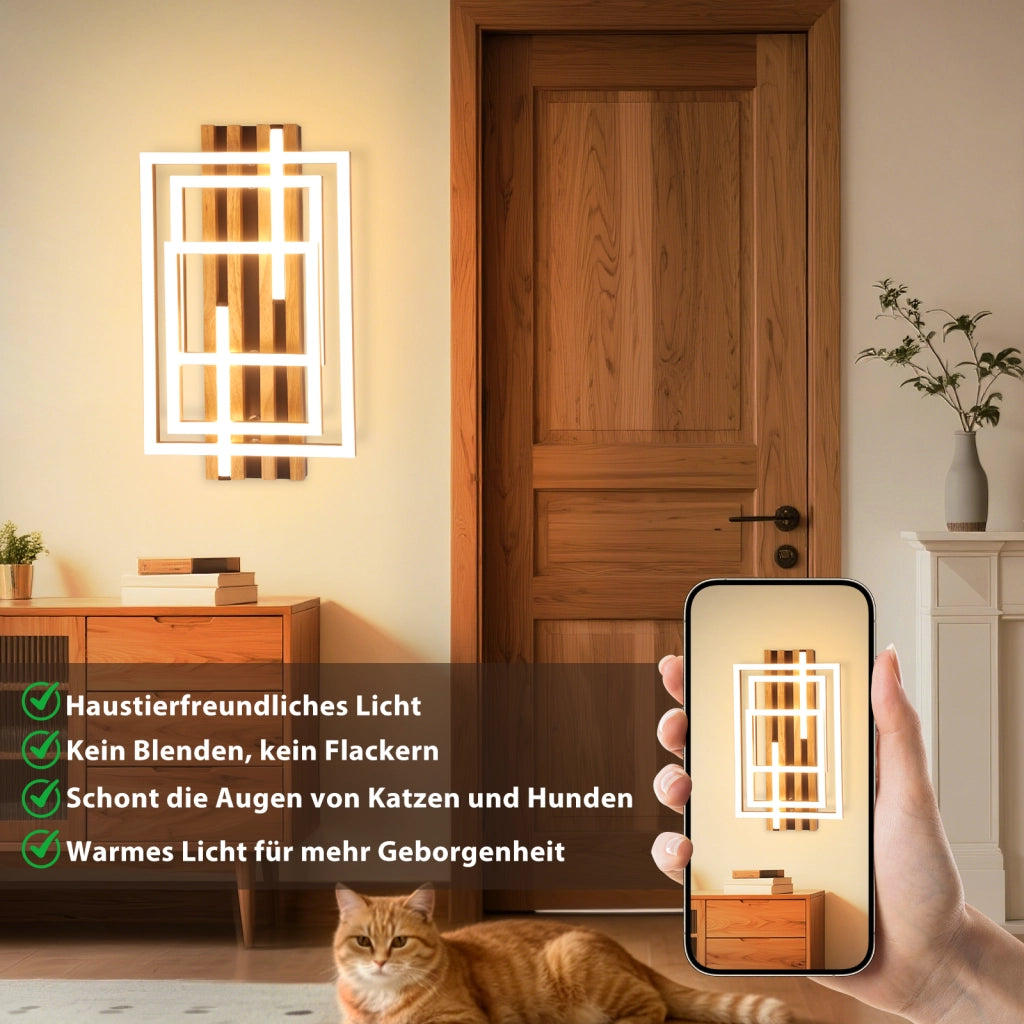 ZMH Plafoniera LED rettangolare moderna nera 41W con funzione memoria e telecomando incluso adatta per cucina soggiorno