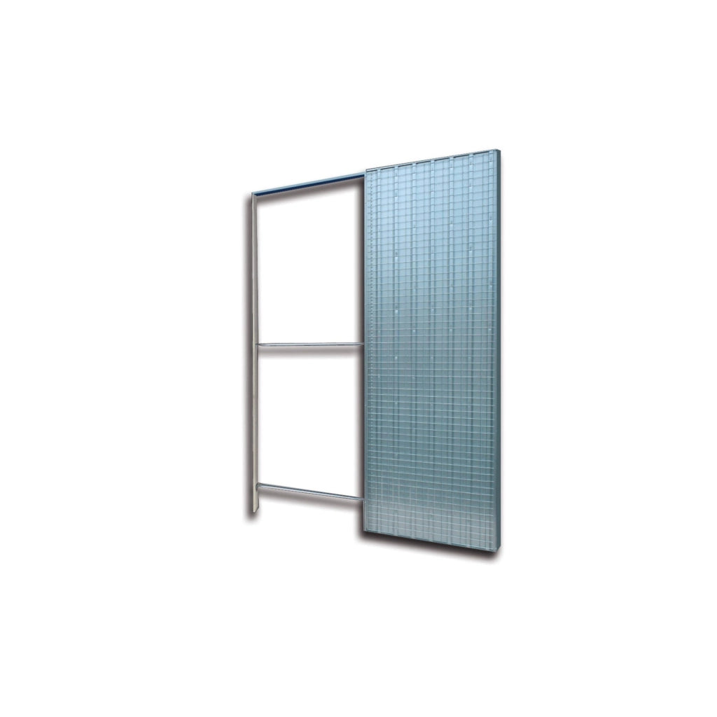 Controtelaio a scomparsa per intonaco - Telaio in Acciaio : Dimensione - 90X210CM, Spessore - 12,5CM