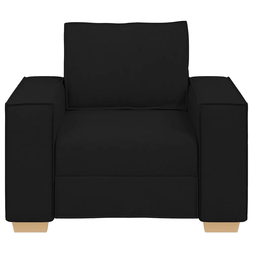 Poltrona Divano Nero 100x78x84 cm Tessuto 4104962