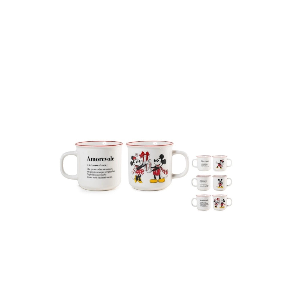 Tazza Jumbo NBC Mickey & Minnie Christmas ml 440