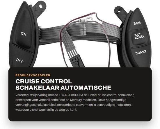 Regolatore di Velocità Cruise - Interruttore per Regolazione Automatica - Per Explorer Ranger - Alta Qualità - Adatto per F150 - Affidabile e Durable