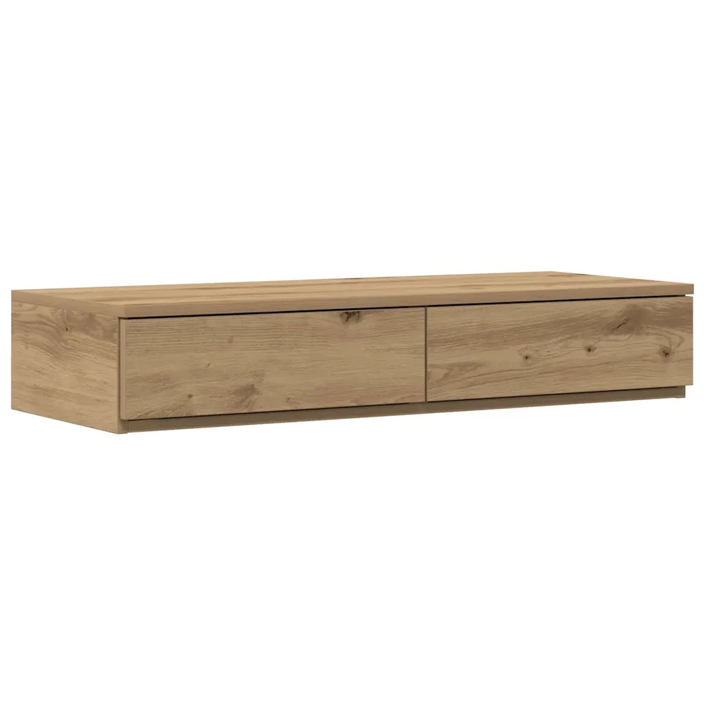 Struttura letto con contenitore-Giroletto con contenitore Rovere artigianale 100 cm