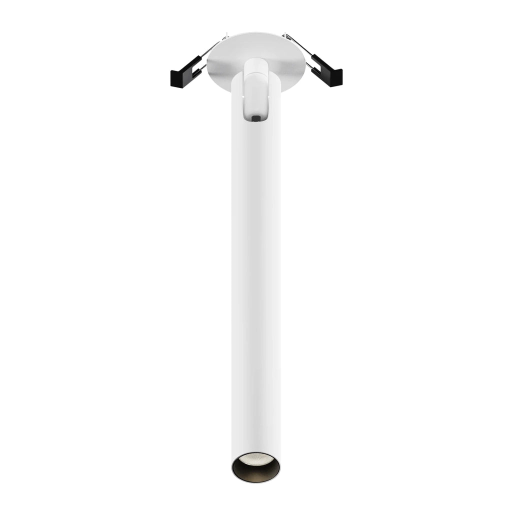 Maytoni Lampada da Incasso Focus T 1 luce LED integrato bianco alluminio