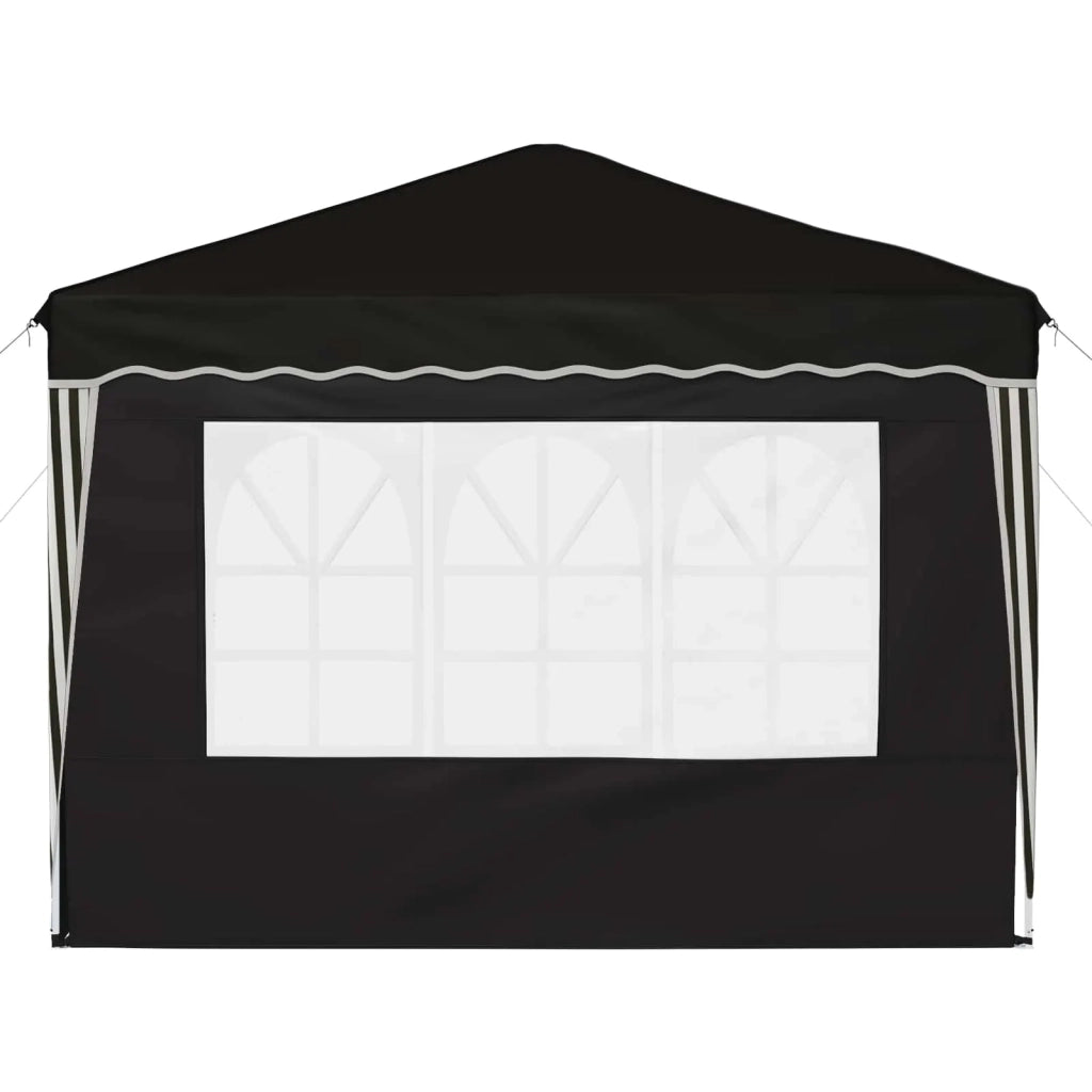 Tenda per feste a pop-up Nero 288 x 288 x 245 cm Tessuto Oxford 42019766
