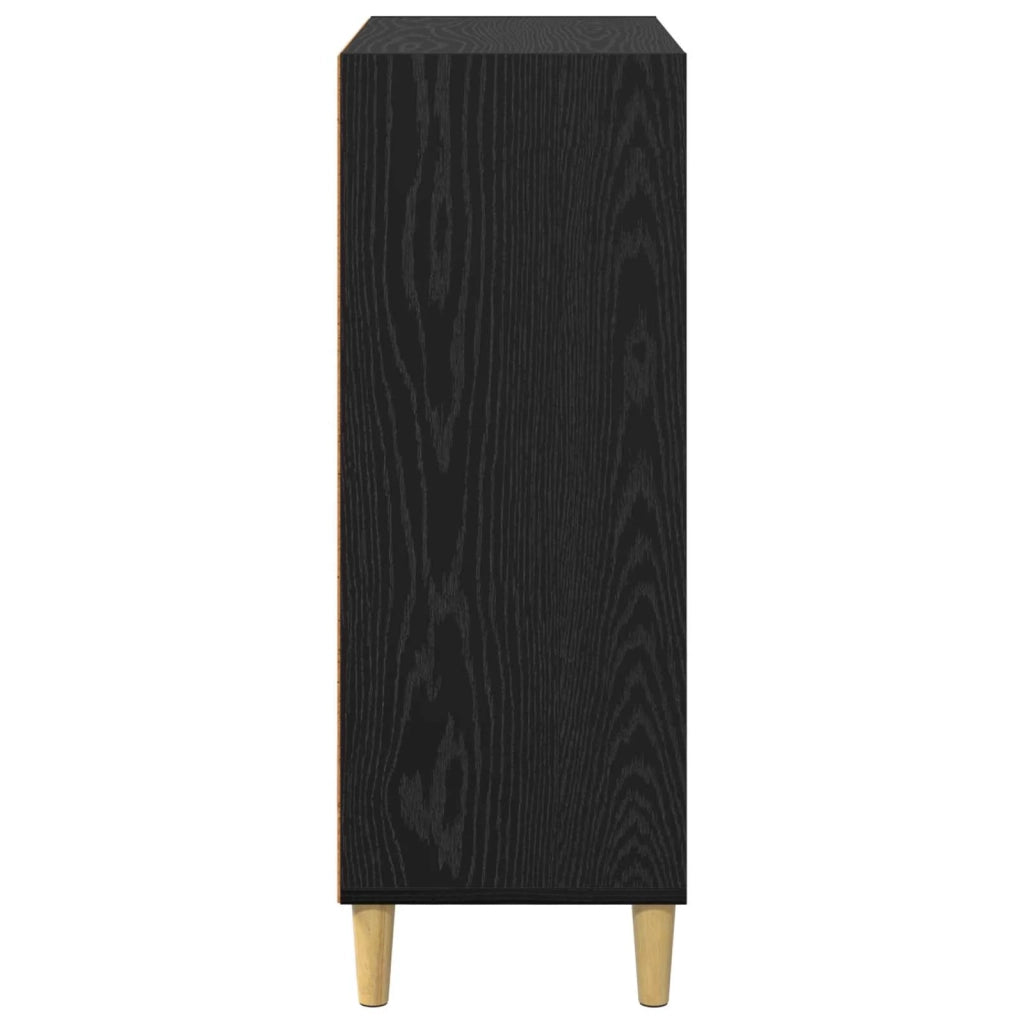 Credenza Rovere Nero 69,5 x 32,5 x 90 cm Legno multistrato 880703