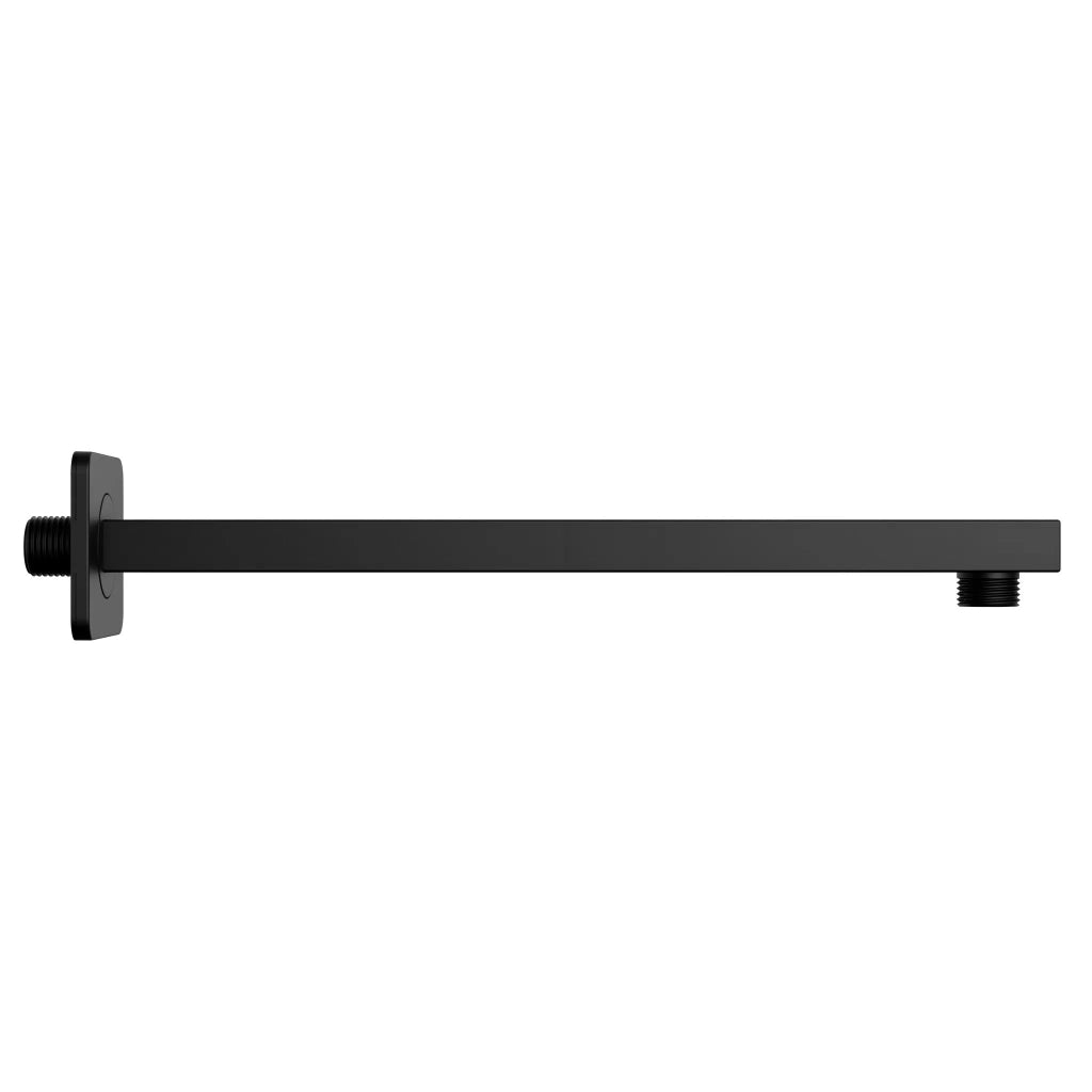 Braccio Doccia Quadrato Rea Js-9022b 40cm Black