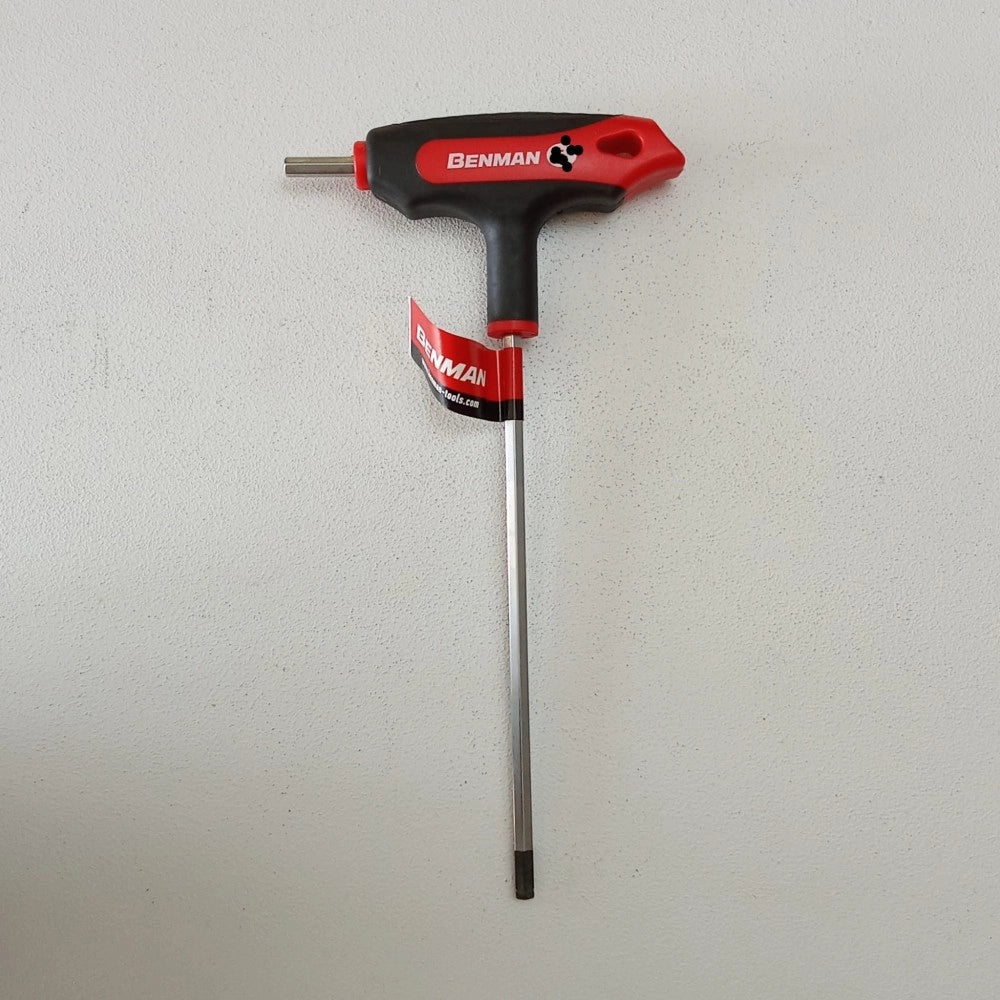Benman turball 8mm chiave a t maschio esagonale con impugnatura bimateriale