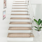 Set da 15 Tappeti Coprigradini per Scale Interne - Mezzaluna - Beige [en.casa]