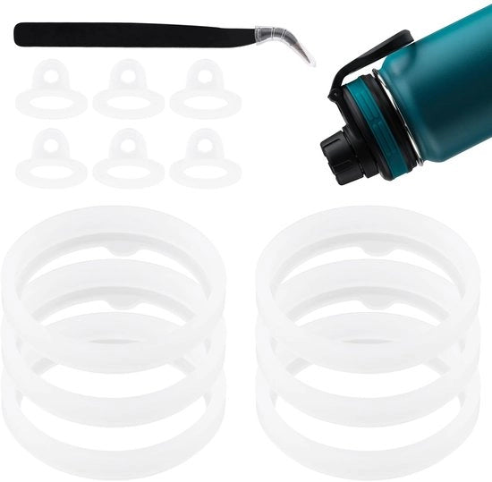 Set di coperture per vasche da bagno 13 pezzi - Gomma adesiva - Inerbio - Resistenti al calore - BPA libero - Incluso pinzetta - Copertura per vasca
