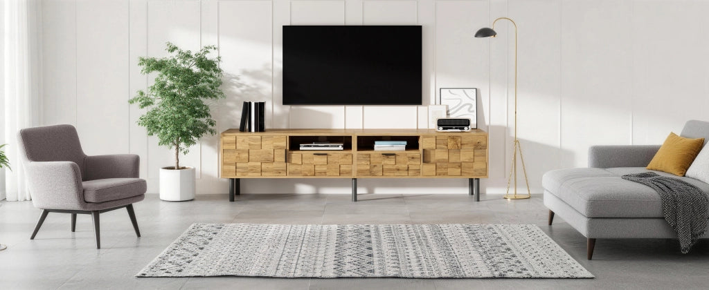 TV-Schrank Natural; Spanplatte; 160 cm