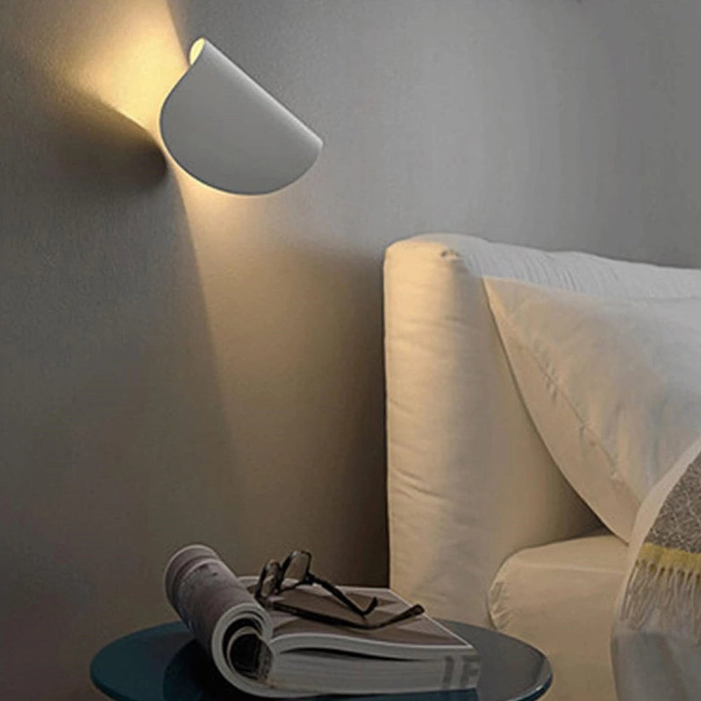 Trade Shop - Applique Da Parete Bianco In Metallo Lampada Attacco G9 Design Moderno Ip20 32750 -