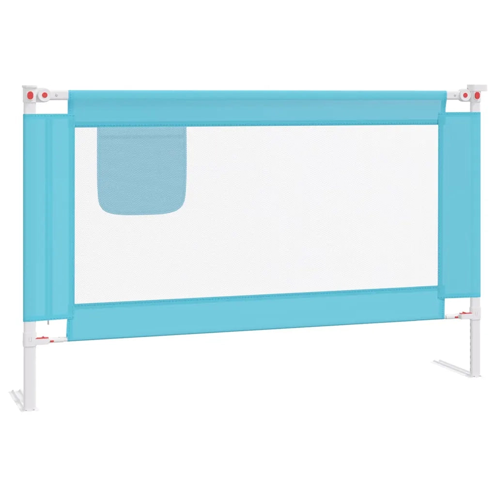 Sponda Letto di Sicurezza per Bambini Blu 120x25 cm in Tessuto CFW1159722