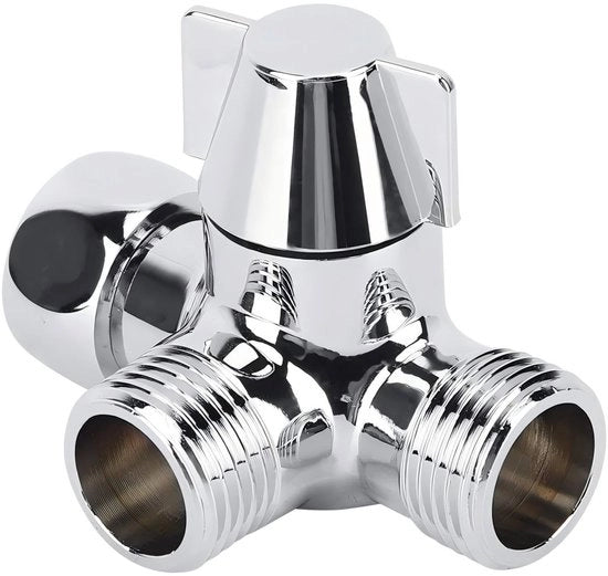 Adattatore per doccetta 3 vie - Adattatore per doccetta - Capocchia per doccetta - Connessione in ottone - Adattatore per doccetta e bidet - Sostituzione - Adatto per doccetta