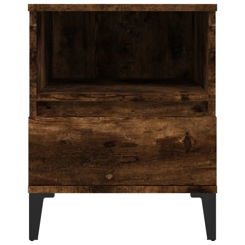 Comodino Rovere Fumo 40x35x50 cm 821820