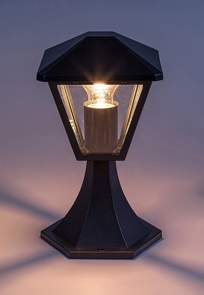 Lampada da giardino Paravento nera E27 IP44 Rabalux