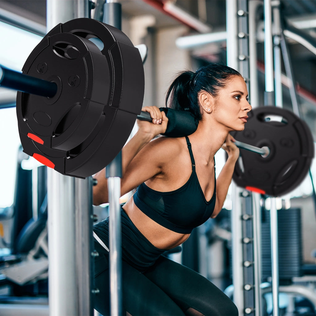 Set Pesi per Allenamento ¨C Minimal ¨C 2x10 kg e 2x5 kg, Nero