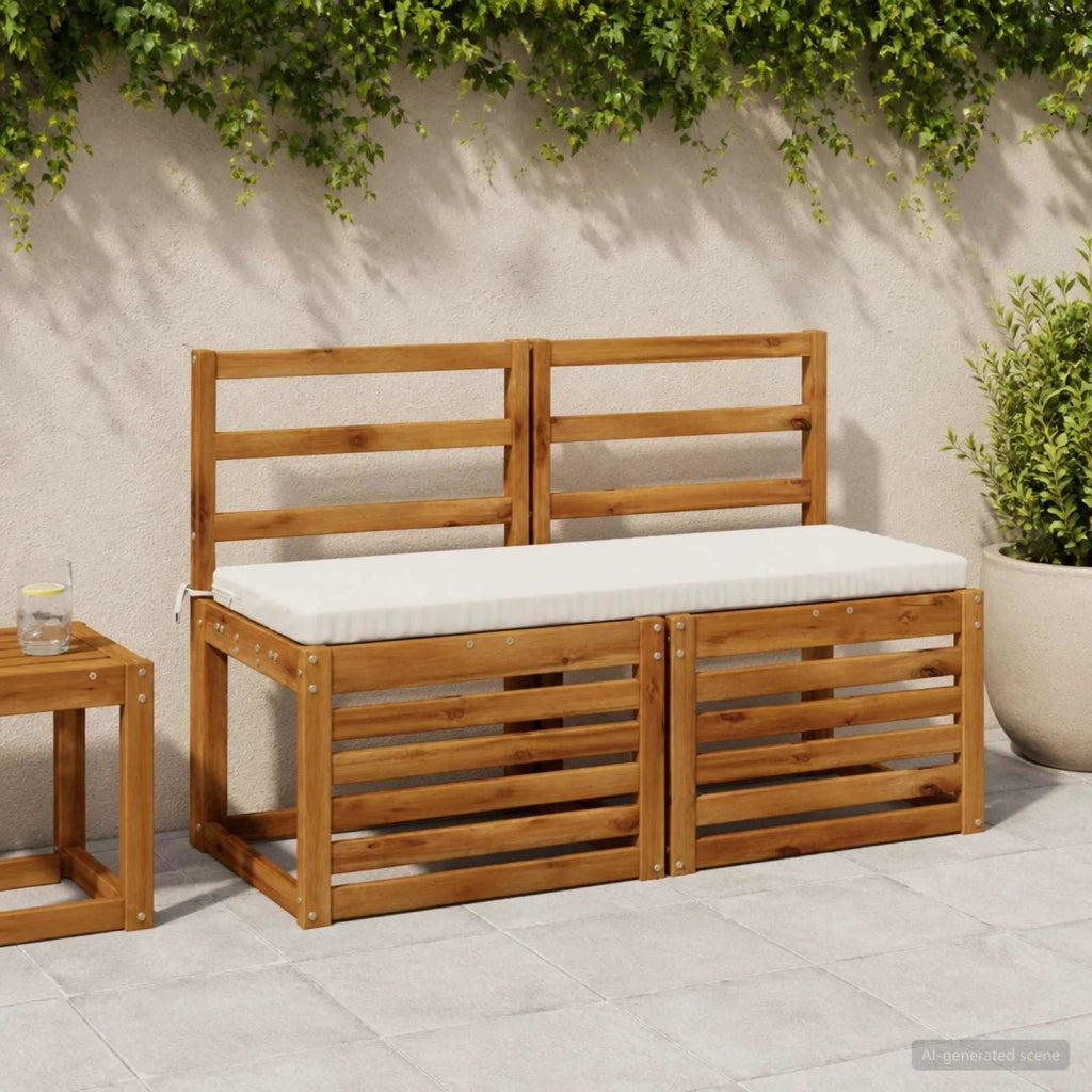Cuscino per panchina SOEST 100% Poliestere Bianco 948854