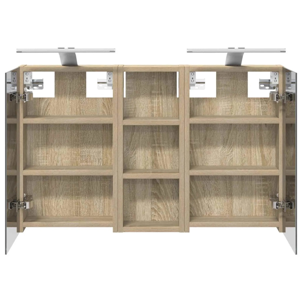 Set di Armadi da Bagno con lo scaffale 3 pcs 80 x 10,5 x 50 cm 3403658