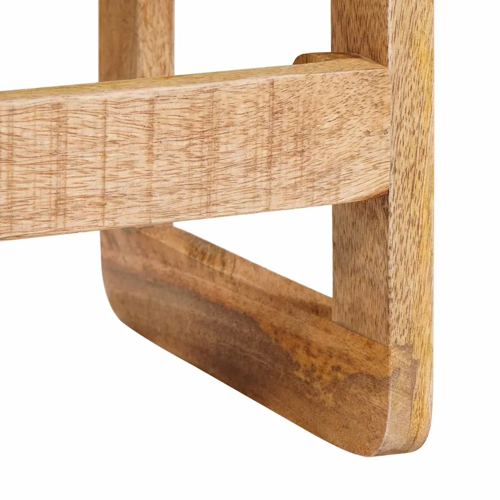 Tavoli da annidamento 2 pcs Marrone Legno di mango massello 4104557