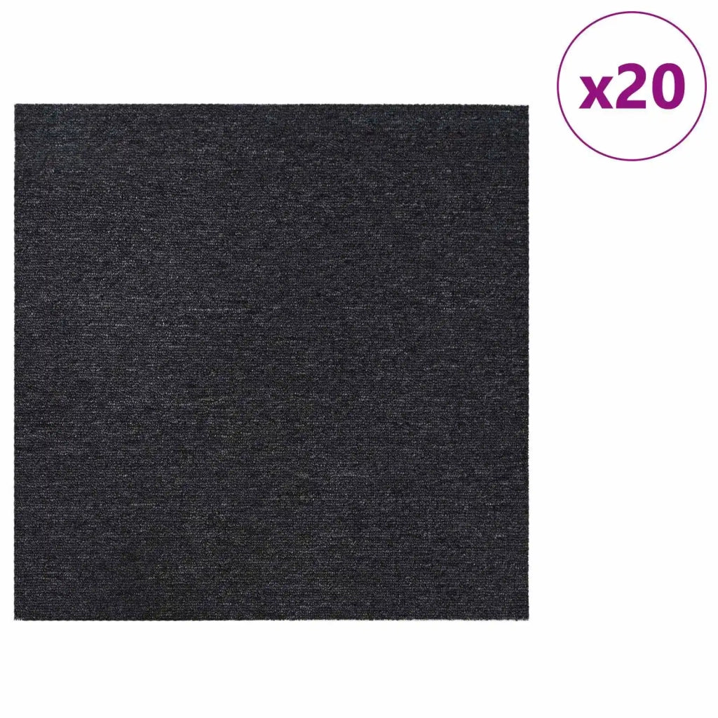 Piastrella per Tappeto Grigio Scuro 50 x 50 cm 20 pz CFW9322377